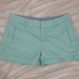 jcpenney Mint Green Stretch Cotton Shorts